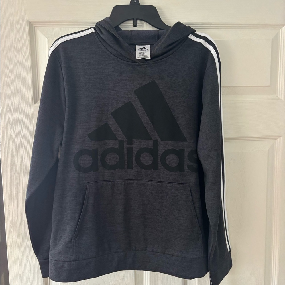 Adidas Charcoal Gray Hoodie